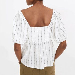 Puff-Sleeve Empire Top